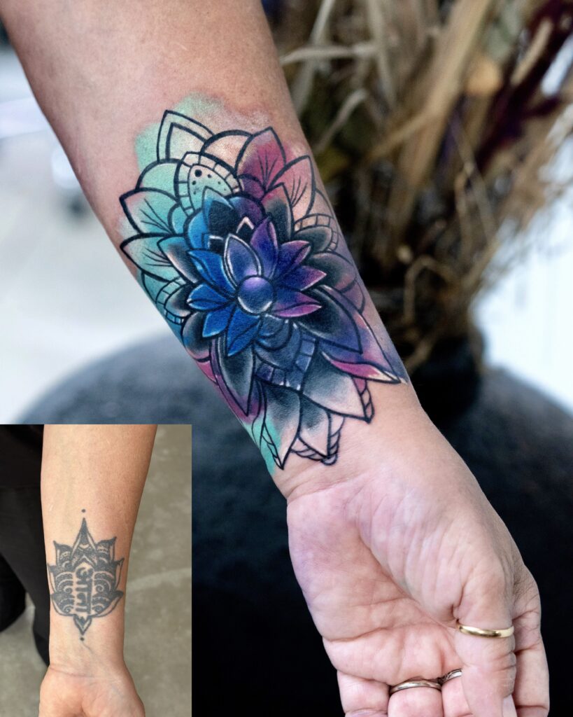 Coverup Mandala Tattoo